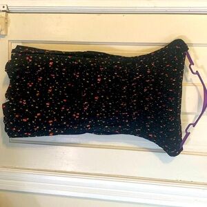 Tube top style dress w flouncy bottom